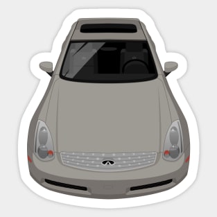 G35 Coupe 3rd gen 2003-2007 - Dessert Platinum Sticker